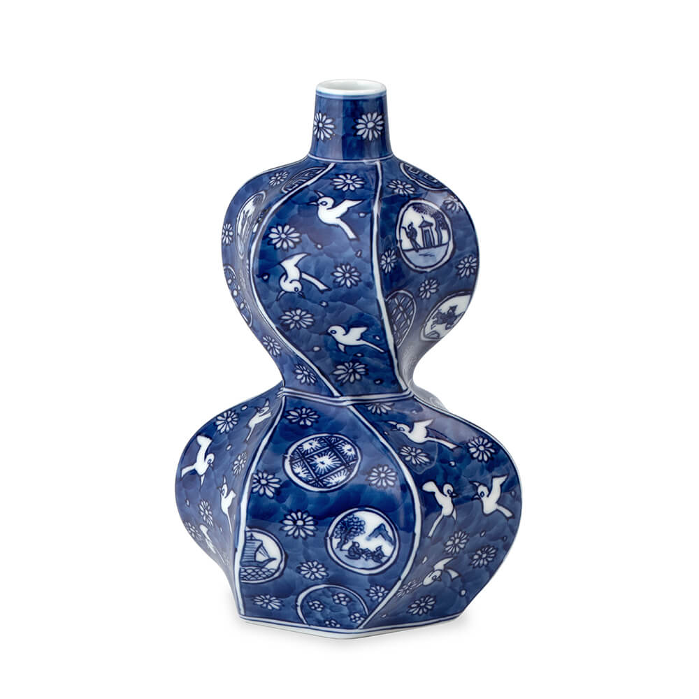 祥瑞手丸紋 花瓶 ｜ 有田焼の源右衛門窯公式オンラインショップ