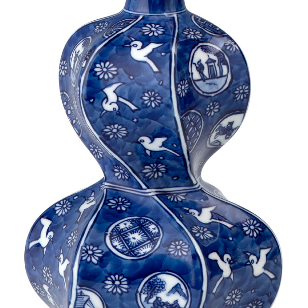 祥瑞手丸紋 花瓶 ｜ 有田焼の源右衛門窯公式オンラインショップ