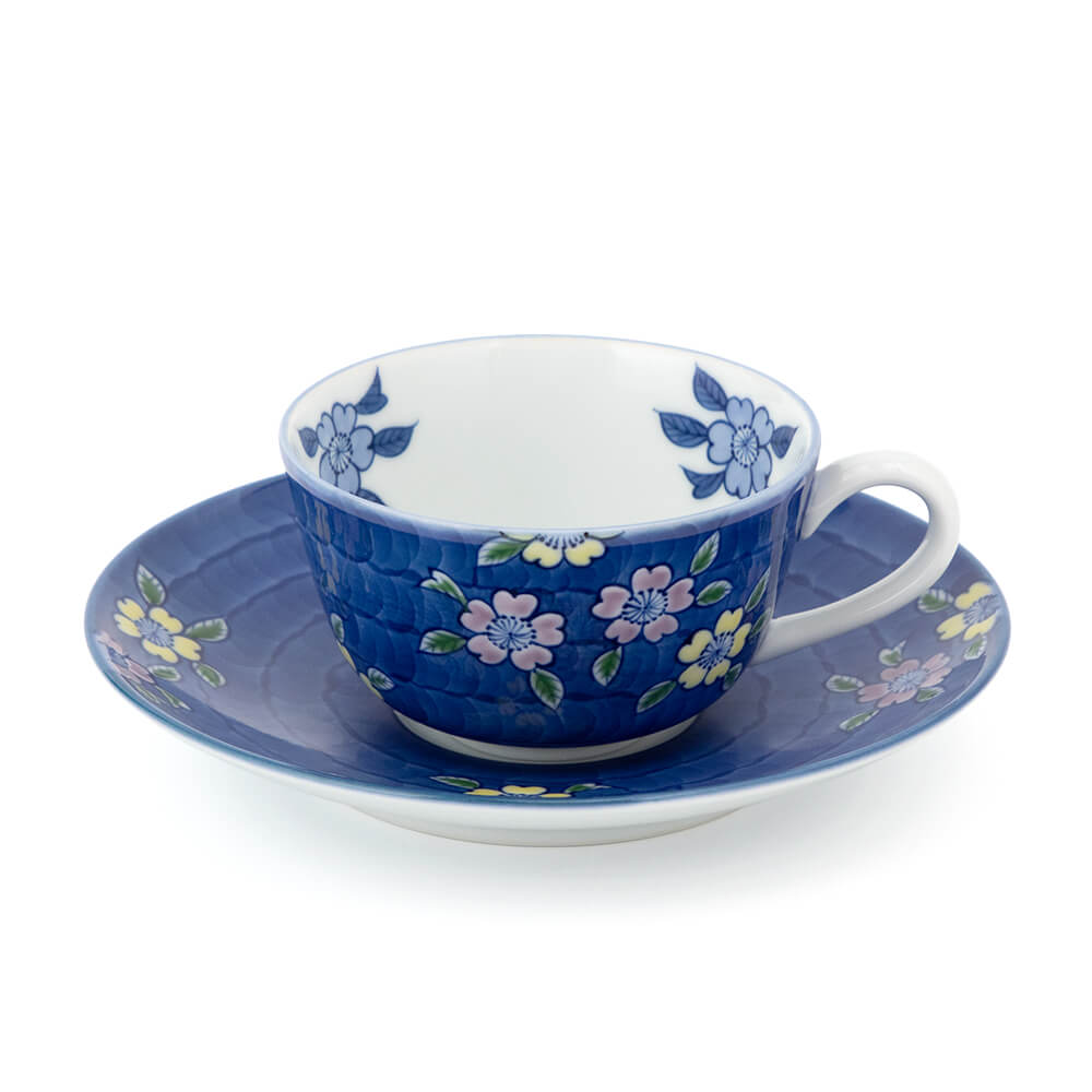 染錦桜濃 碗皿 ｜ 有田焼の源右衛門窯公式オンラインショップ