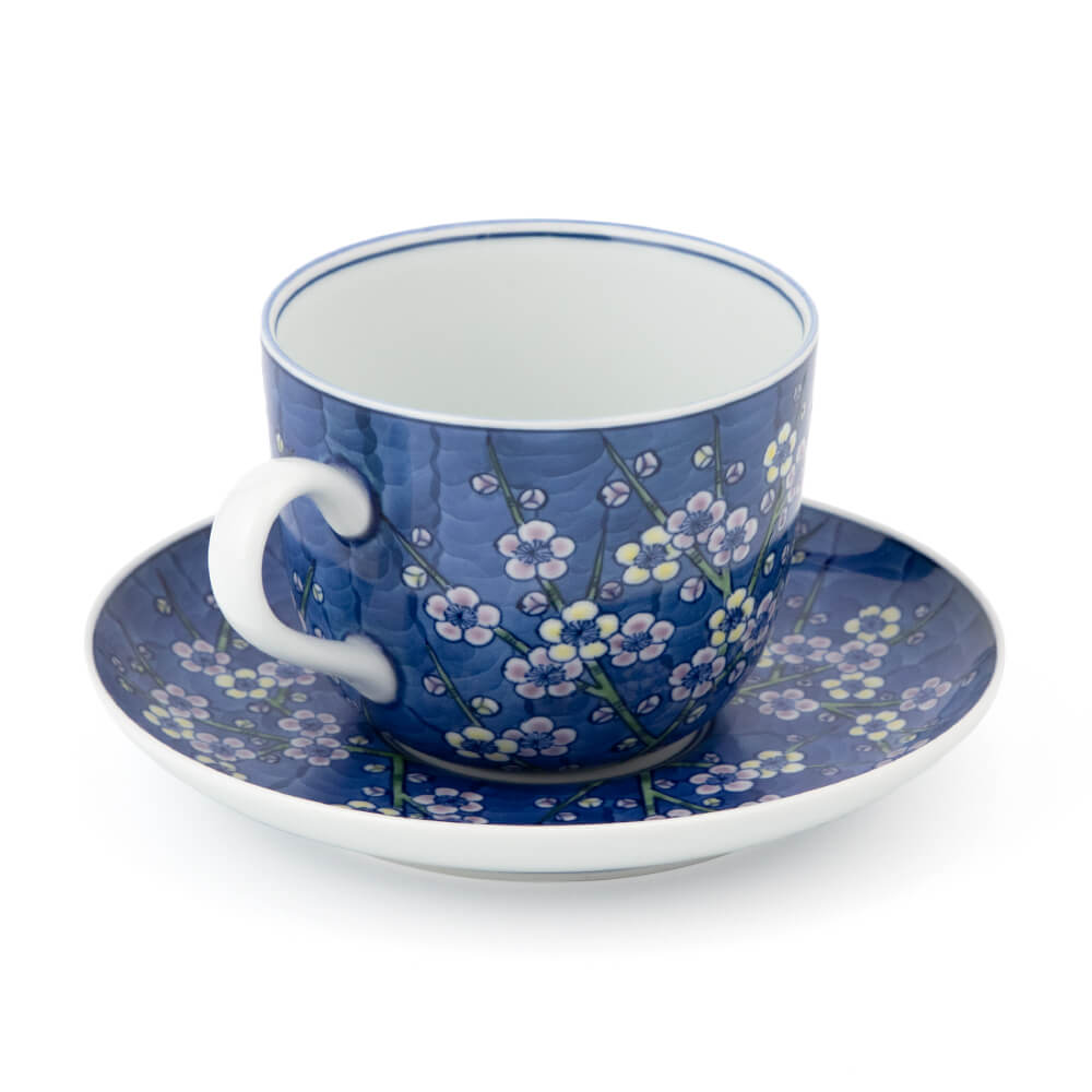 染錦枝梅（朝杯） ｜ 有田焼の源右衛門窯公式オンラインショップ