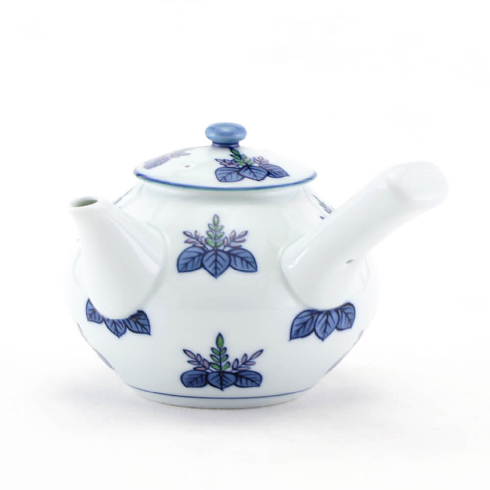 源右衛門窯 染錦桐絵 茶器【木箱付】